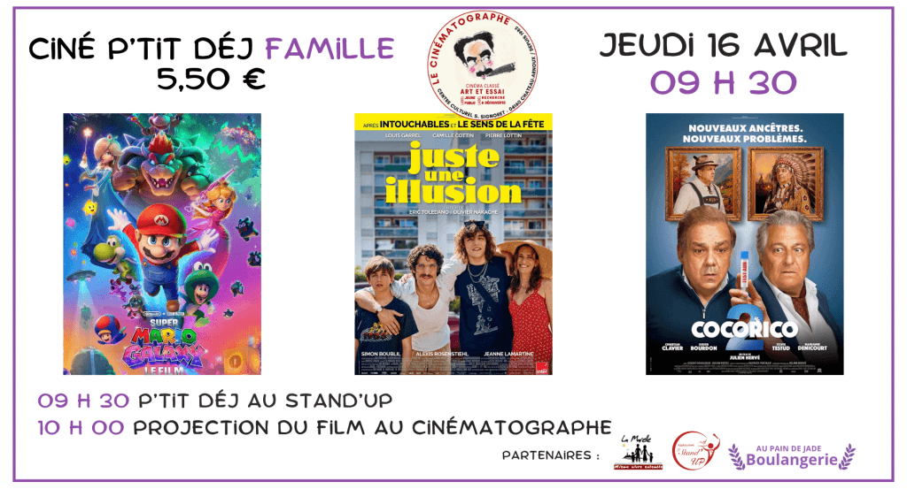 actualité CINE PTIT DEJ 16/04