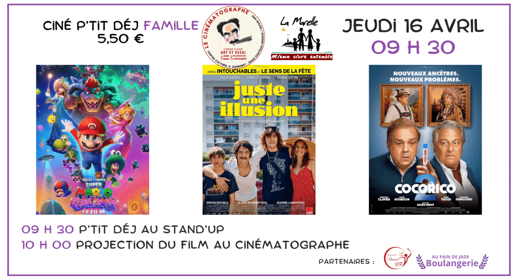 actualité CINE PTIT DEJ 16/04