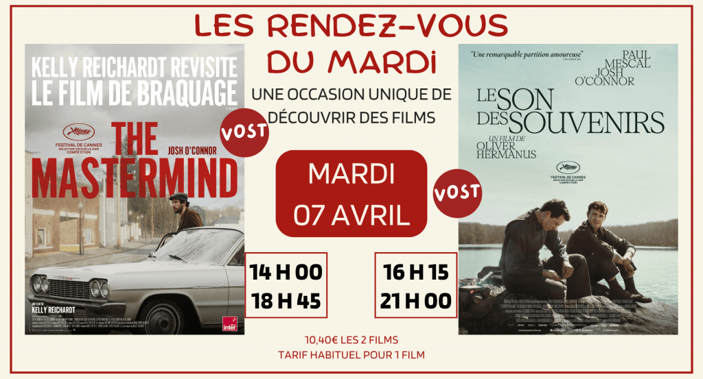 actualité RDV MARDI 07/04